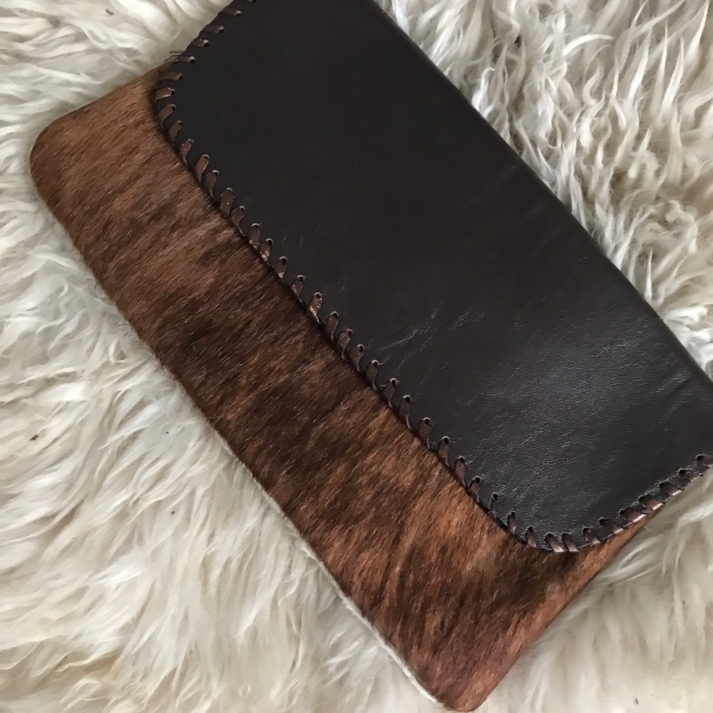 Cow Hide Clutch